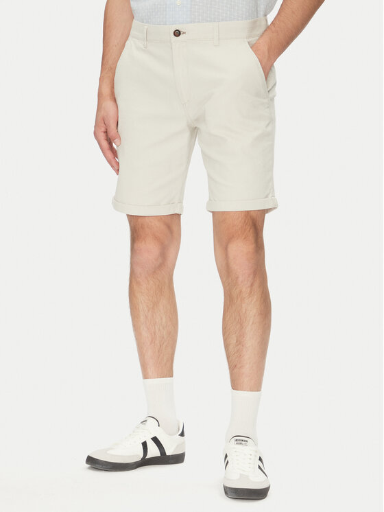 Jack & Jones Jack & Jones Pantalon scurți din material Fury 12206889 Bej Regular Fit