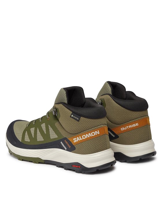 Salomon Salomon Trekkingi Outrise Mid GORE-TEX L47143600 Khaki