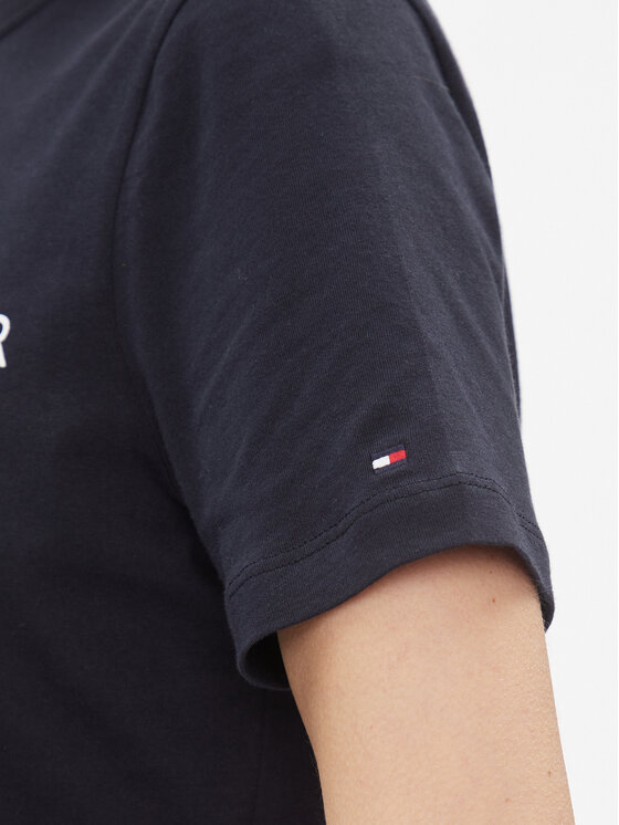Tommy Hilfiger Tommy Hilfiger T-krekls WW0WW40276 Tumši zils Regular Fit