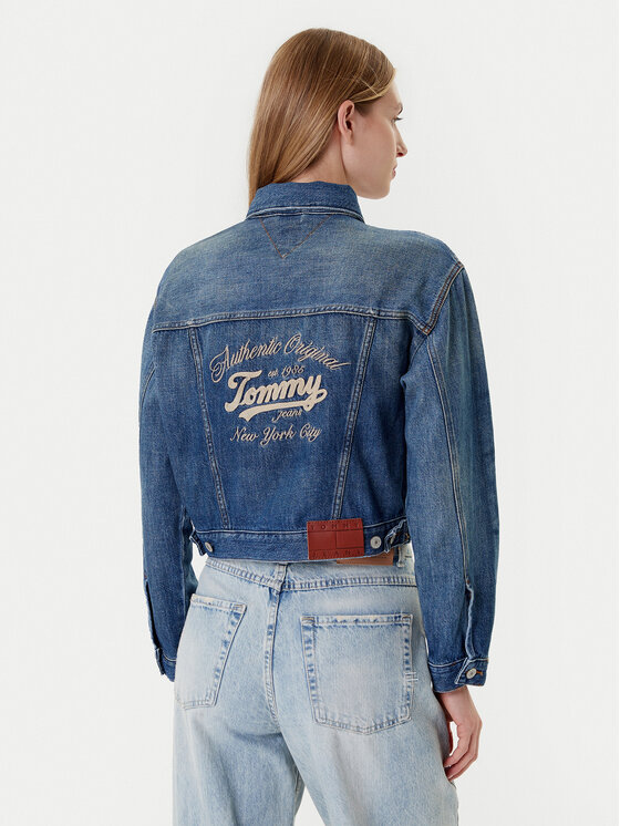 Tommy Jeans Tommy Jeans Τζιν μπουφάν DW0DW21061 Σκούρο μπλε Regular Fit
