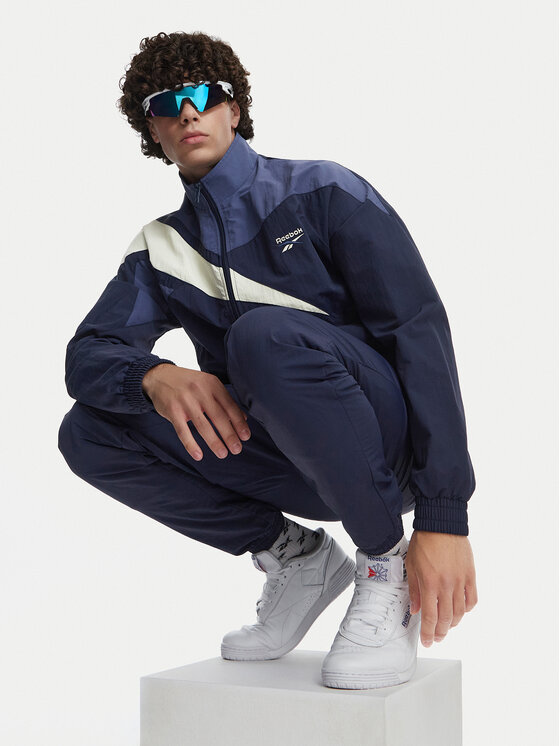 Reebok Reebok Bluza Borys RK25720CCM Granatowy Relaxed Fit