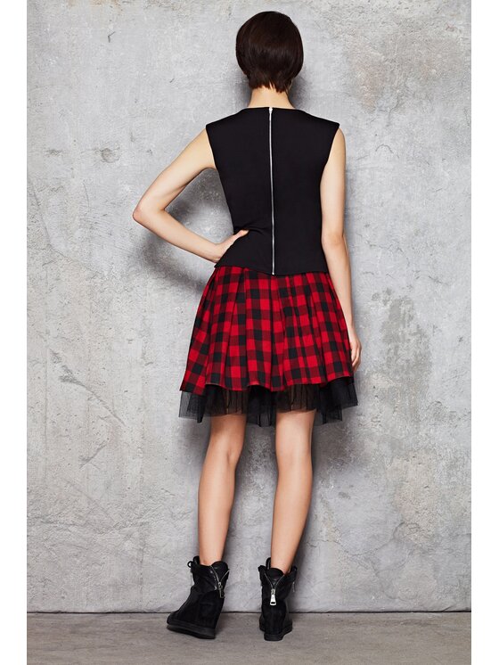 Infinite You Infinite You Sukně M035 Červená Basic Fit