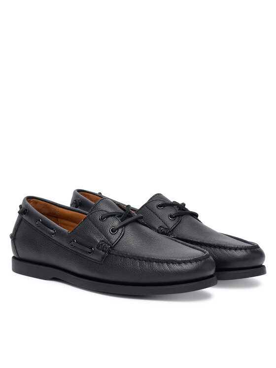 Polo Ralph Lauren Polo Ralph Lauren Mocasini Merton Boat Cs Bts 803P07643001 Negru