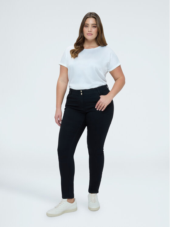 Fiorella Rubino Fiorella Rubino Jeansy P457T005146N033 Czarny Skin Fit