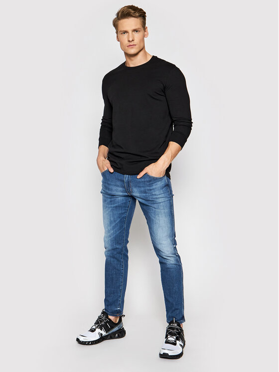 Longsleeve D9M103550 Nero Regular Fit