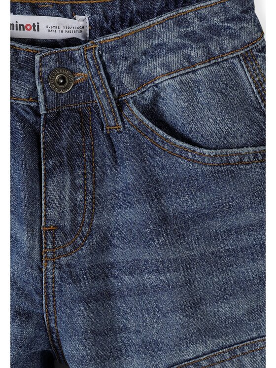 minoti minoti Jeansy 33JEAN255 Niebieski Baggy Fit