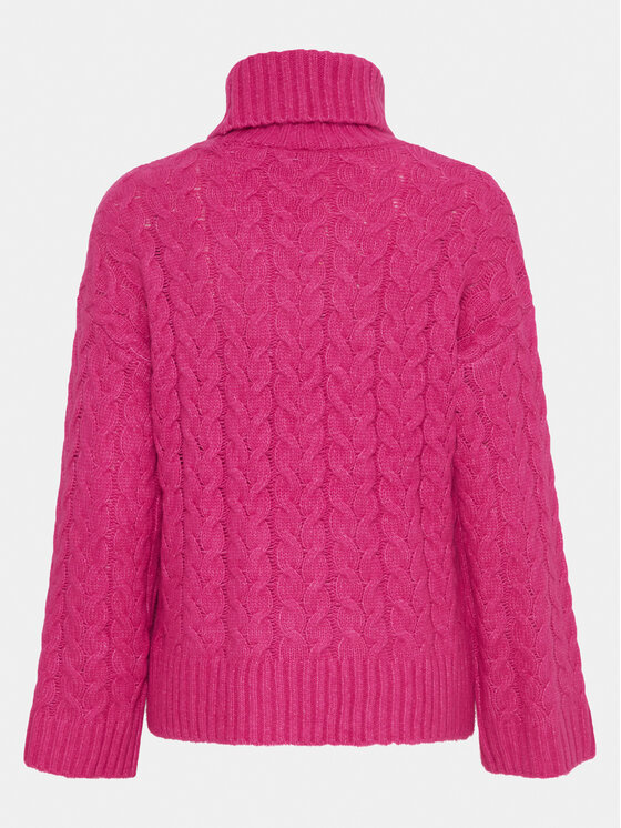 Fransa Fransa Rollkragenpullover 20612718 Rosa Relaxed Fit