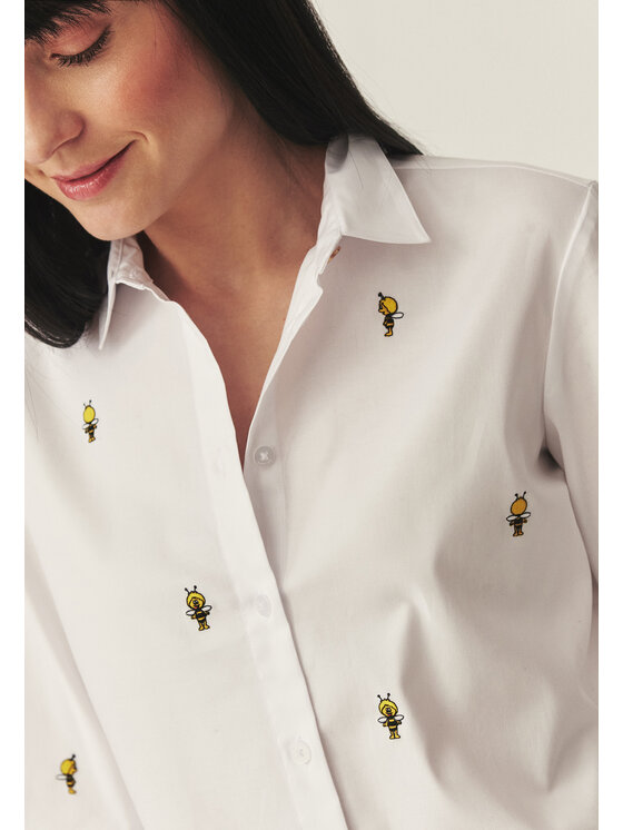 TATUUM Tatuum Košile EDINA Bílá Classic Fit