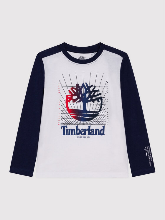 Timberland Timberland Bluzka T25T42 Biały Regular Fit