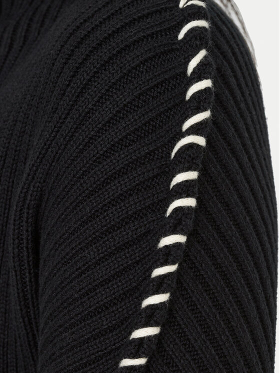 ONLY ONLY Rollkragenpullover Queenie 15330680 Schwarz Loose Fit