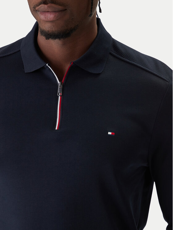 Tommy Hilfiger Tommy Hilfiger Polo majica MW0MW42808 Mornarsko modra Regular Fit
