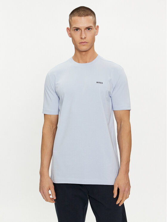 BOSS Boss T-Shirt 50506373 Světle modrá Regular Fit