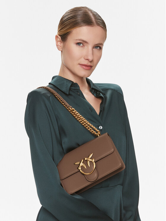 PINKO PINKO Torbica Love One Mini Dc AI 23-24 PCPL 100074 A0F1 Bež