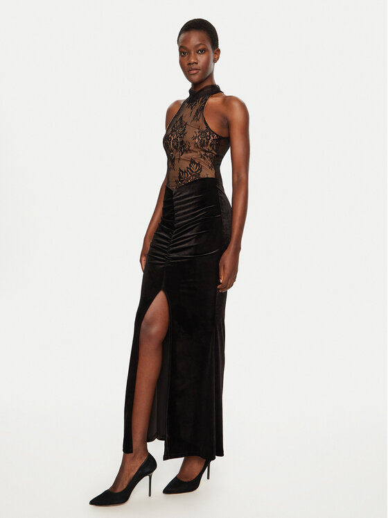 Haveone Haveone Õhtune kleit AVS-M095 Must Slim Fit