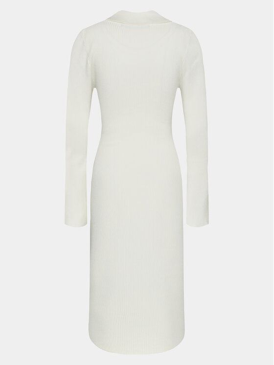 Gina Tricot Gina Tricot Плетена рокля 20110 Екрю Regular Fit