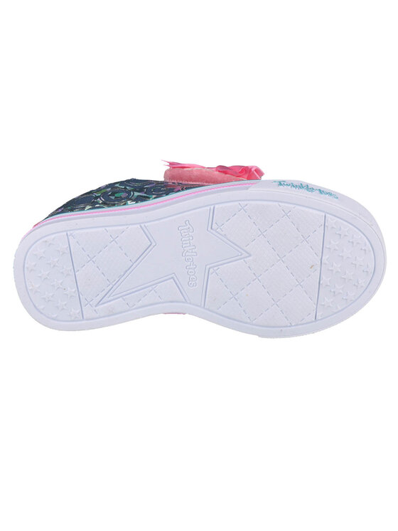 Skechers Skechers Sneakersy Skechers Sparkle Lite-Lil Heartsland Szary