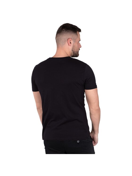 Alpha Industries Alpha Industries Tričko AI.100501NP-477-M Čierna Basic Fit