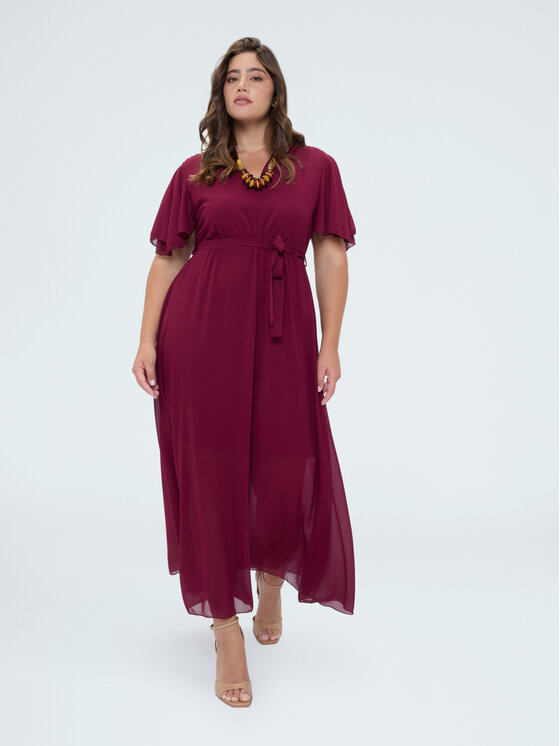 Fiorella Rubino Fiorella Rubino Sukienka wieczorowa 7009T001849N019 Różowy A-Line Fit