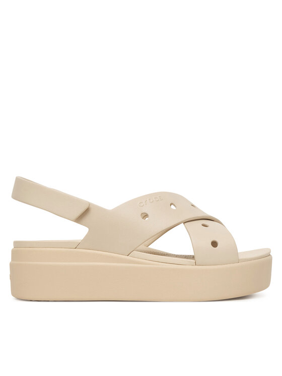 Crocs Crocs Sandali Brooklyn 4U Cross Strap Sandal 212254 Beige
