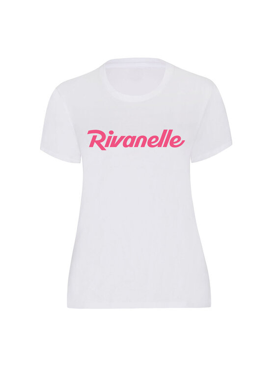 Rivanelle Rivanelle T-Shirt CREW Biały Narrow Fit