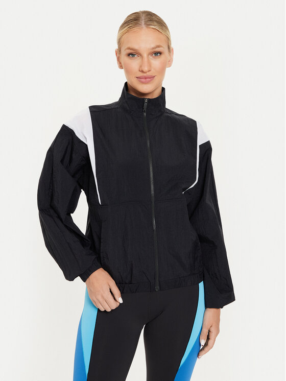 Reebok Prechodná bunda Woven Jacket 100072686 Čierna Regular Fit
