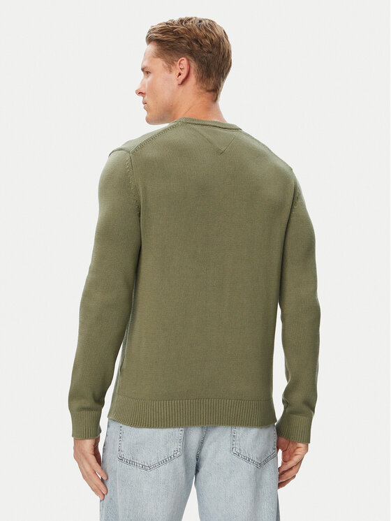 Tommy Jeans Tommy Jeans Pullover DM0DM21787 Grün Regular Fit
