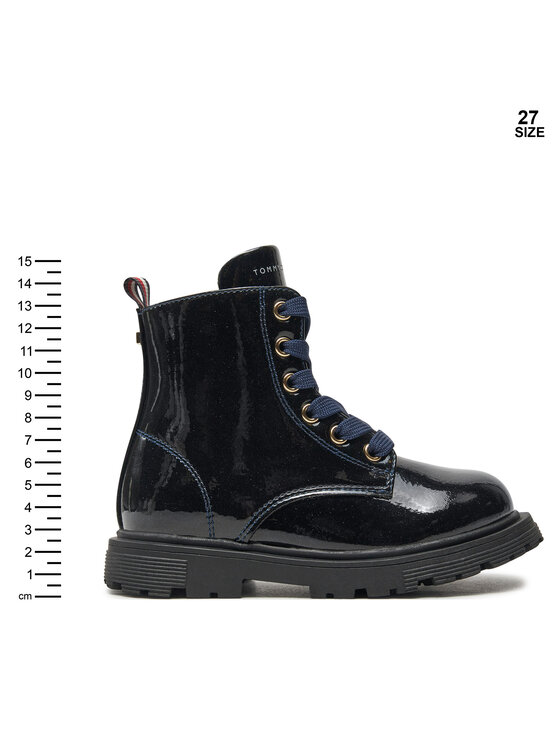Tommy Hilfiger Tommy Hilfiger Csizma Lace-Up Bootie T1A5-33564-1237 M Sötétkék