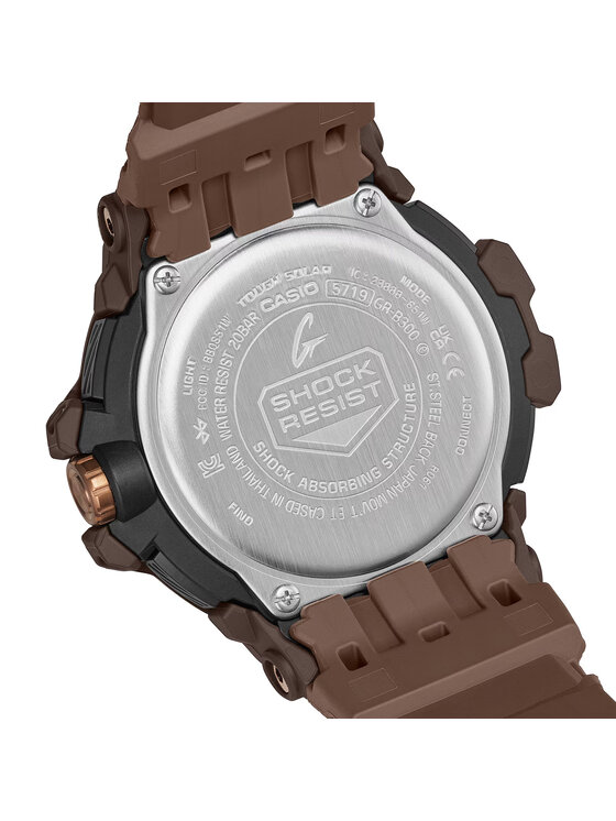 Casio Casio Zegarek GR-B300H-5AER Brązowy