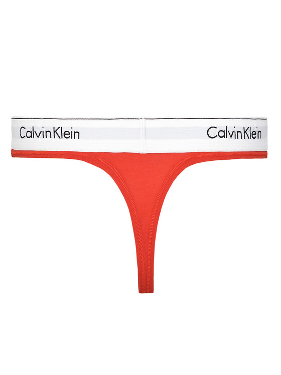 Calvin Klein Underwear Calvin Klein Underwear Stringi 0000F3786E Czerwony