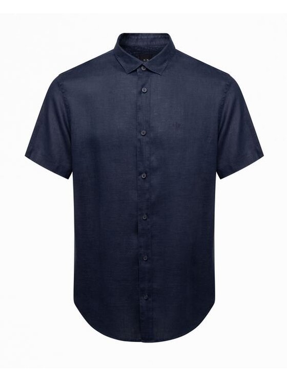 Armani Exchange Armani Exchange Košile 3DZC44 ZN4PZ 15DJ Tmavomodrá Regular Fit