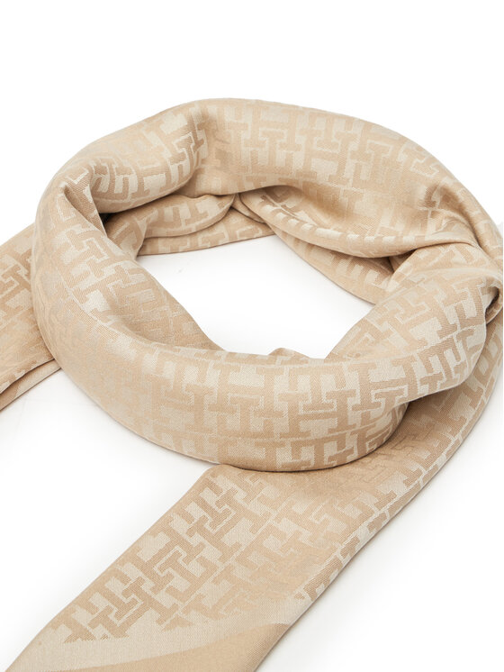 Tommy Hilfiger Tommy Hilfiger Šátek Monogram AW0AW17493 Béžová