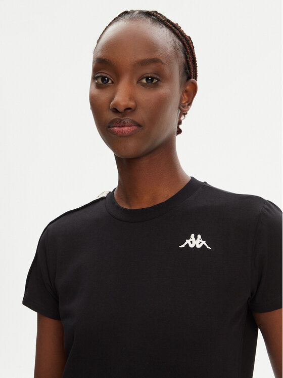 Kappa Kappa T-shirt Banda Pippigt 351N56W Crna Regular Fit
