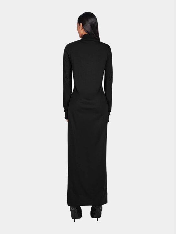 MADE BY SOCIETY MADE BY SOCIETY Sukienka codzienna PULSE - D27836 Czarny Basic Fit
