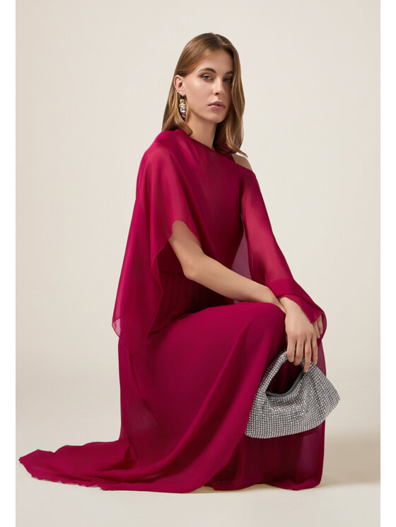 Oltre Oltre Abito da sera 7396J000795N019 Rosa A-Line Fit