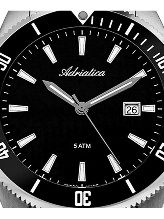Adriatica Adriatica Hodinky A1139.5114Q Čierna