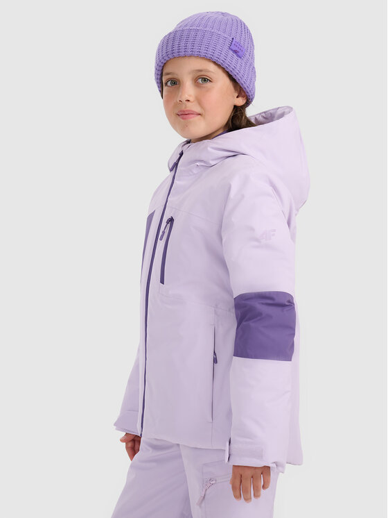 4F 4F Kurtka narciarska SKI CLASSIC Fioletowy Regular Fit