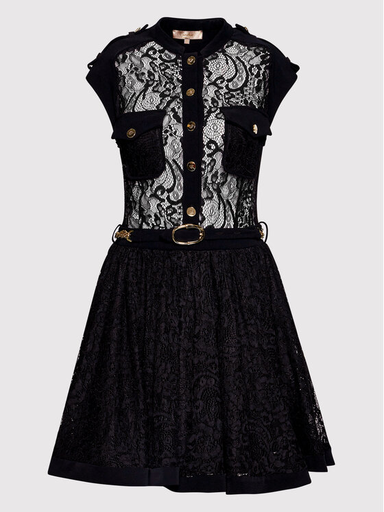 Babylon Babylon Rochie cocktail P_EL0704 Negru Regular Fit