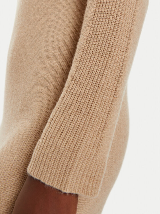 United Colors Of Benetton United Colors Of Benetton Sukienka dzianinowa 1235DV01T Beżowy Regular Fit