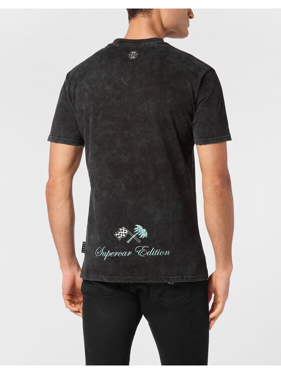 PHILIPP PLEIN PHILIPP PLEIN T-Shirt 22605 Czarny Regular Fit