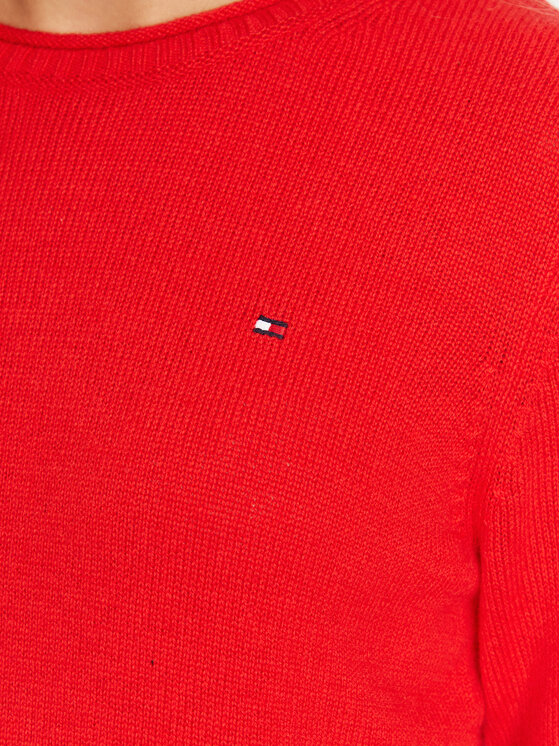 Tommy Hilfiger Tommy Hilfiger Sweter WW0WW40264 Pomarańczowy Regular Fit