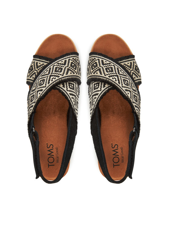 Toms Toms Еспадрильї Diana 10021961 Чорний