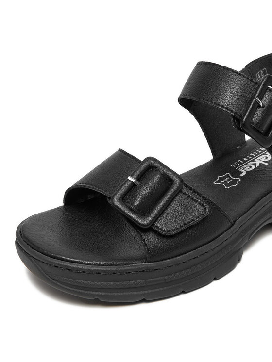 Rieker Rieker Σανδάλια 66680-00 Μαύρο