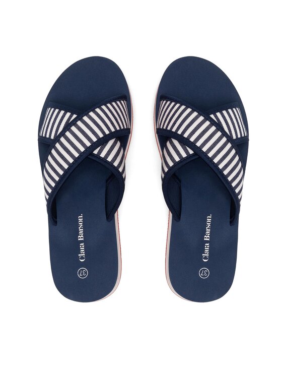 Clara Barson Clara Barson Ciabatte KRISTY WSS20782-01 Blu scuro