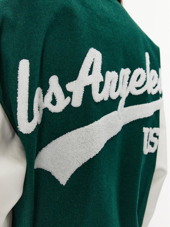 Noisy May Noisy May Μπόμπερ μπουφάν Ocean 27028587 Πράσινο Relaxed Fit