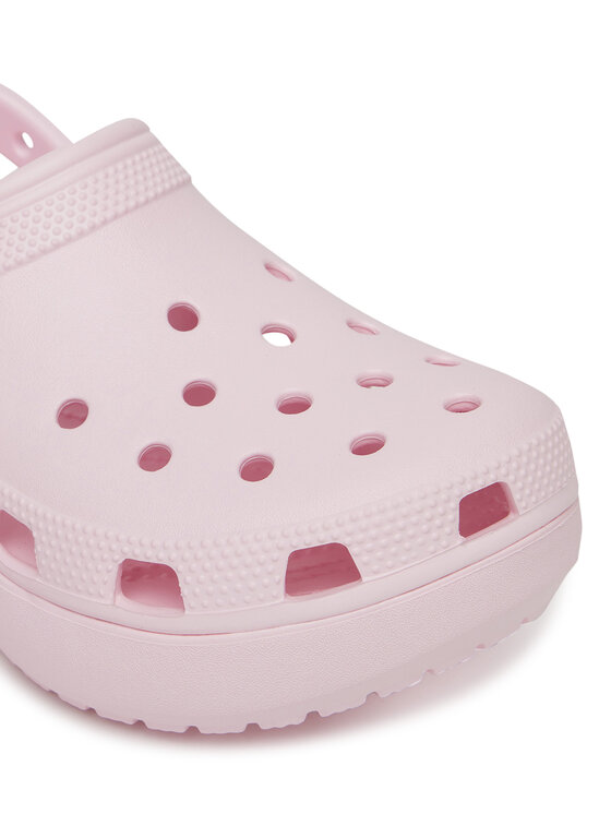 Crocs Crocs Чехли Classic Platform Pearl Clog 211231 Розов