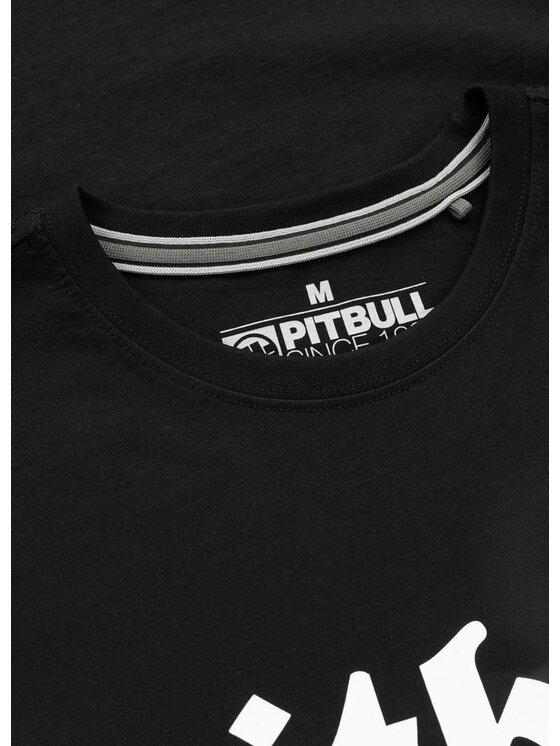 PITBULL PITBULL T-Shirt O'SIDE SKULL Czarny Regular Fit