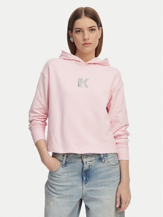 Karl Lagerfeld Jeans Karl Lagerfeld Jeans Суитшърт B2W20037 Светлорозов Regular Fit