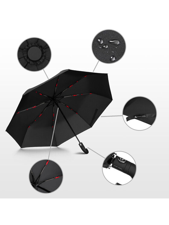 David Jones Parasolka UB4001N Czarny Modivo.pl