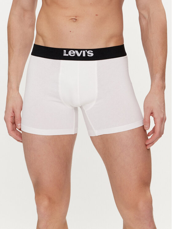 Levi's® Levi's® Set 2 perechi de boxeri Solid 37149-0812 Alb
