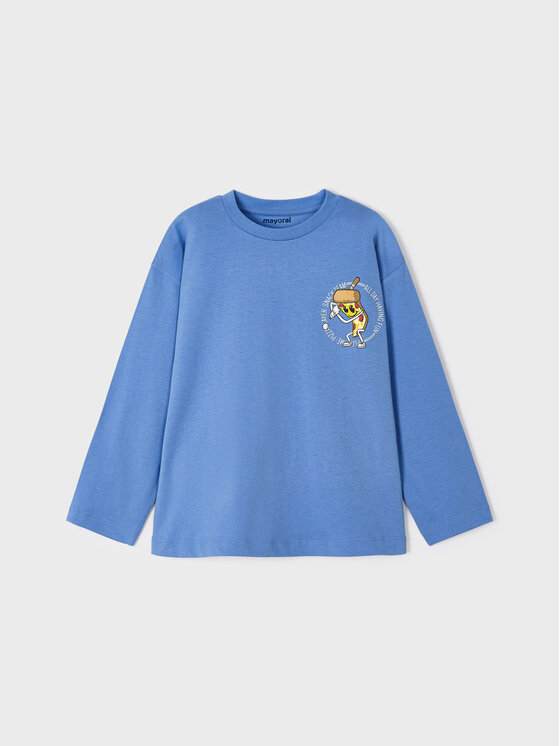 Mayoral Mayoral Μπλουζάκι 4.026 Μπλε Regular Fit